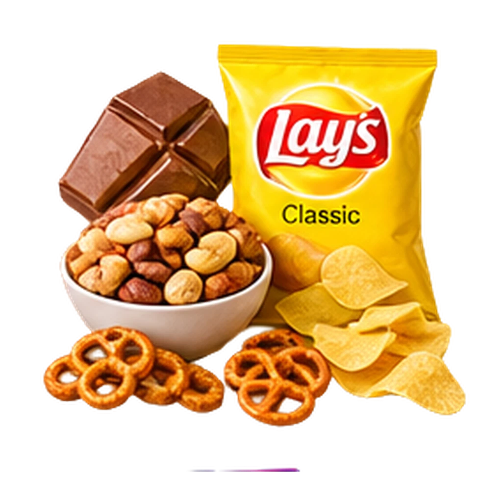 Snacks, Chips & Nuts